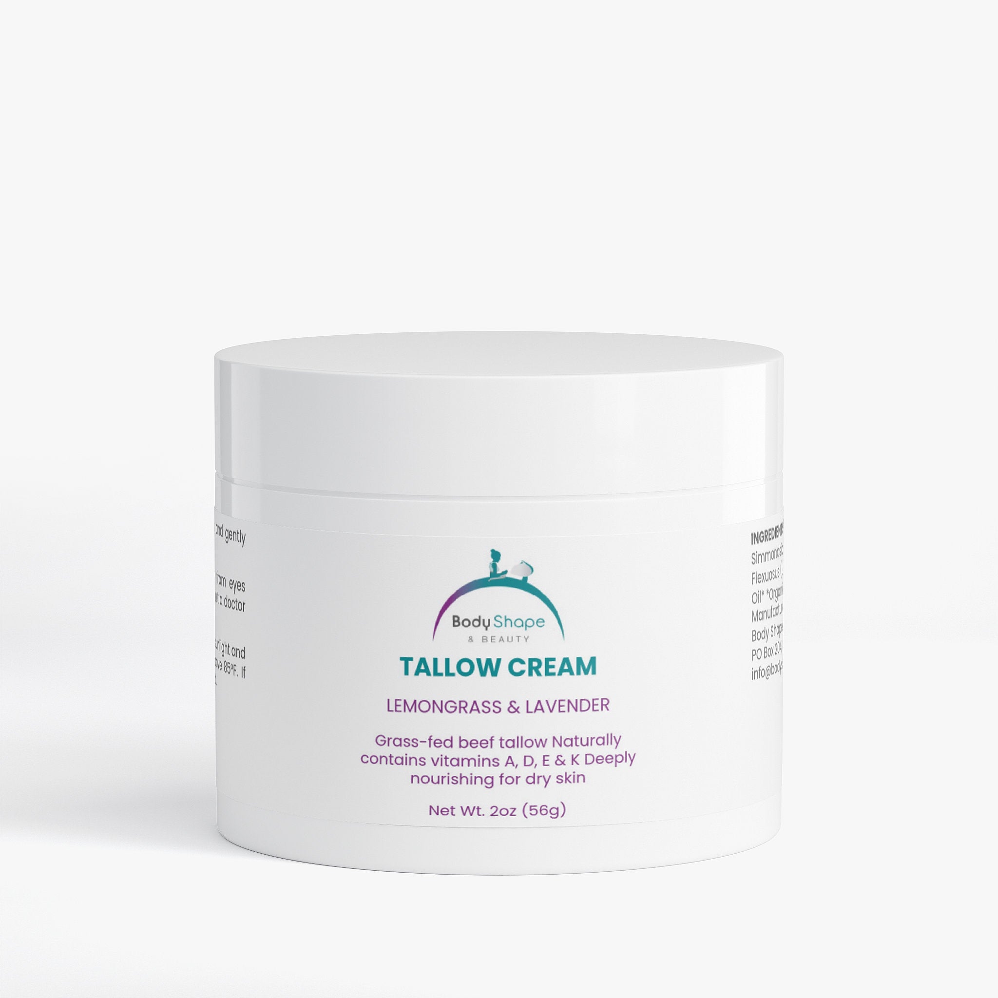 Tallow Cream Lemongrass & Lavender