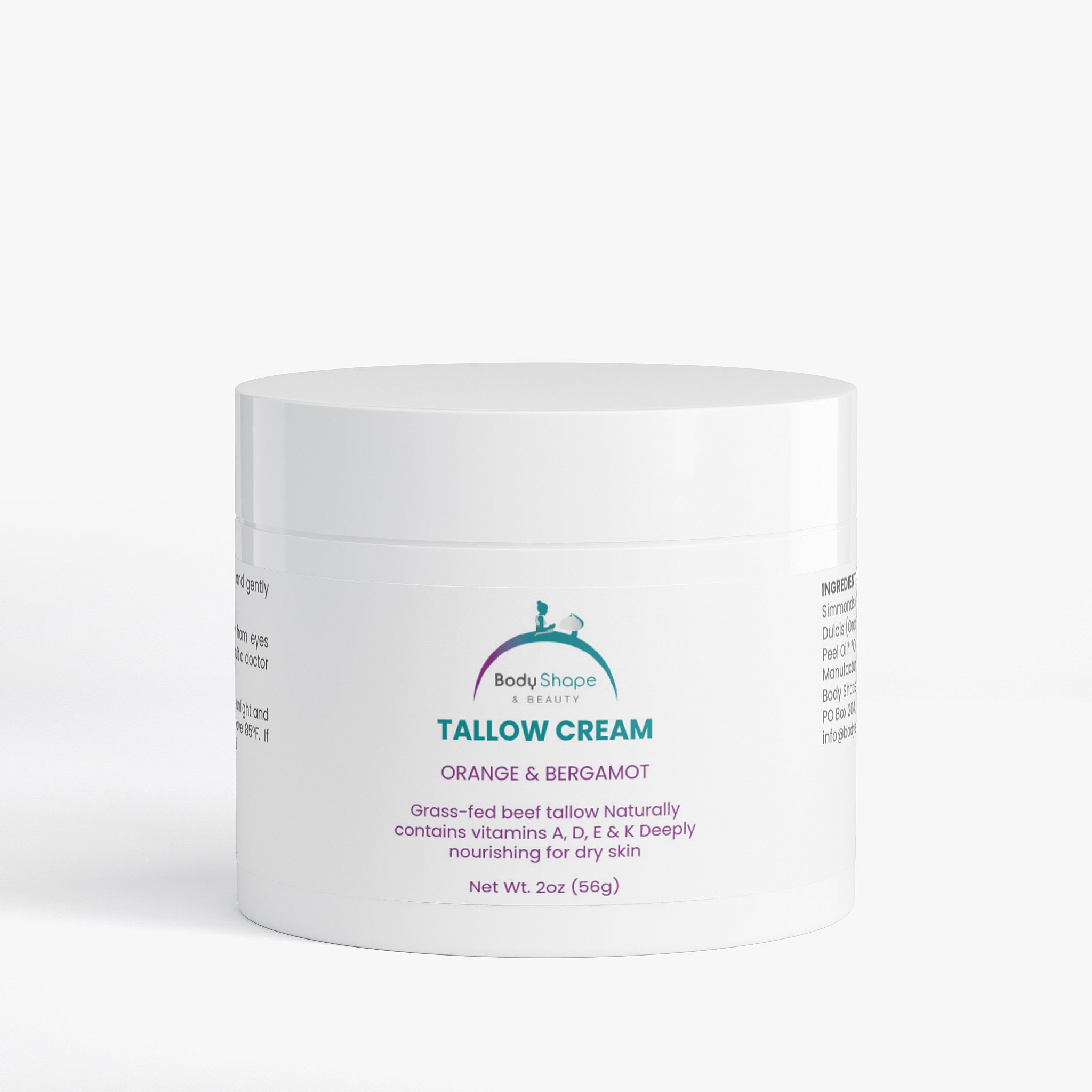 Tallow Cream Orange & Bergamot